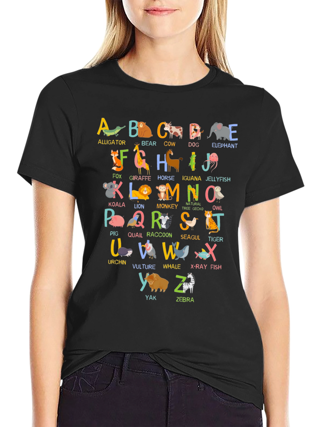 Animal Alphabet T-Shirt - Educational ABCs