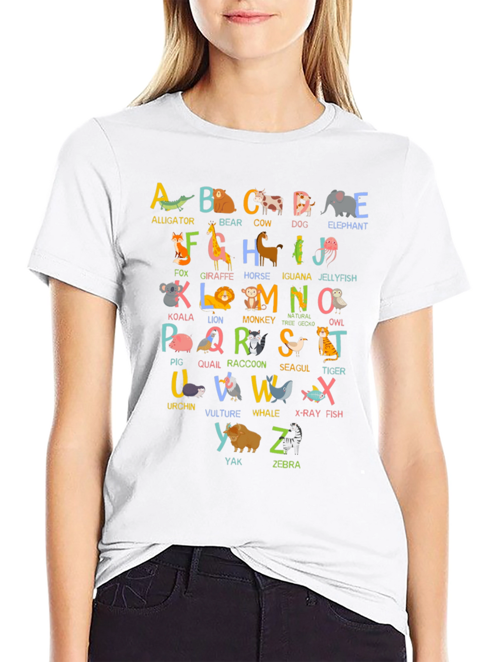 Animal Alphabet T-Shirt - Educational ABCs