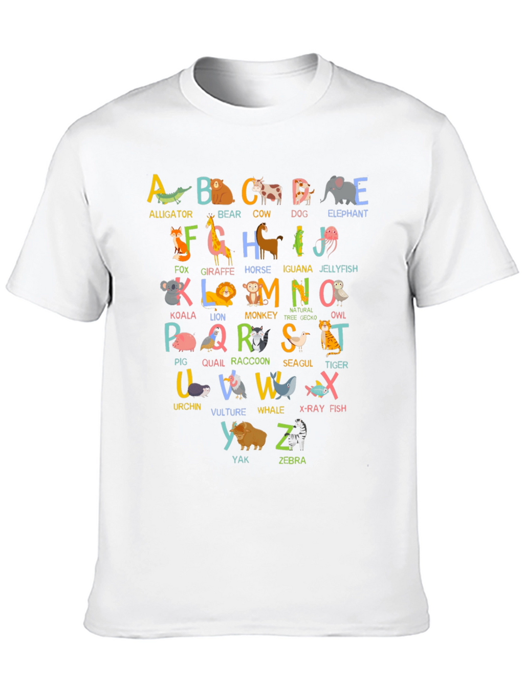 Animal Alphabet T-Shirt - Educational ABCs