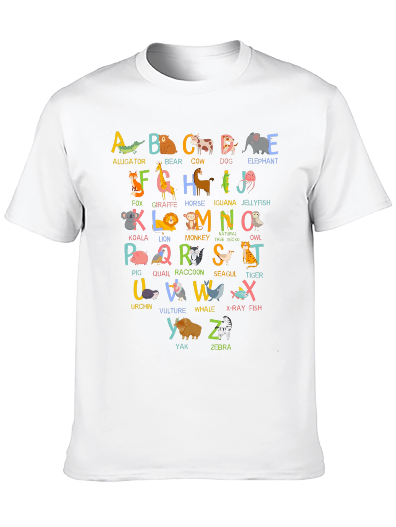 Animal Alphabet T-Shirt - Educational ABCs
