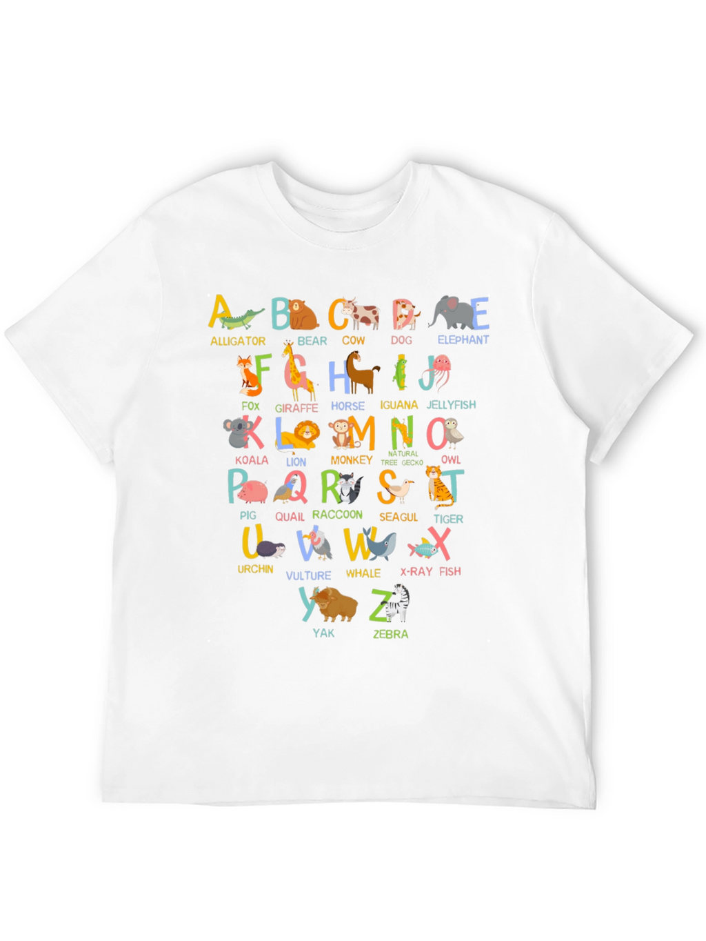Animal Alphabet T-Shirt - Educational ABCs