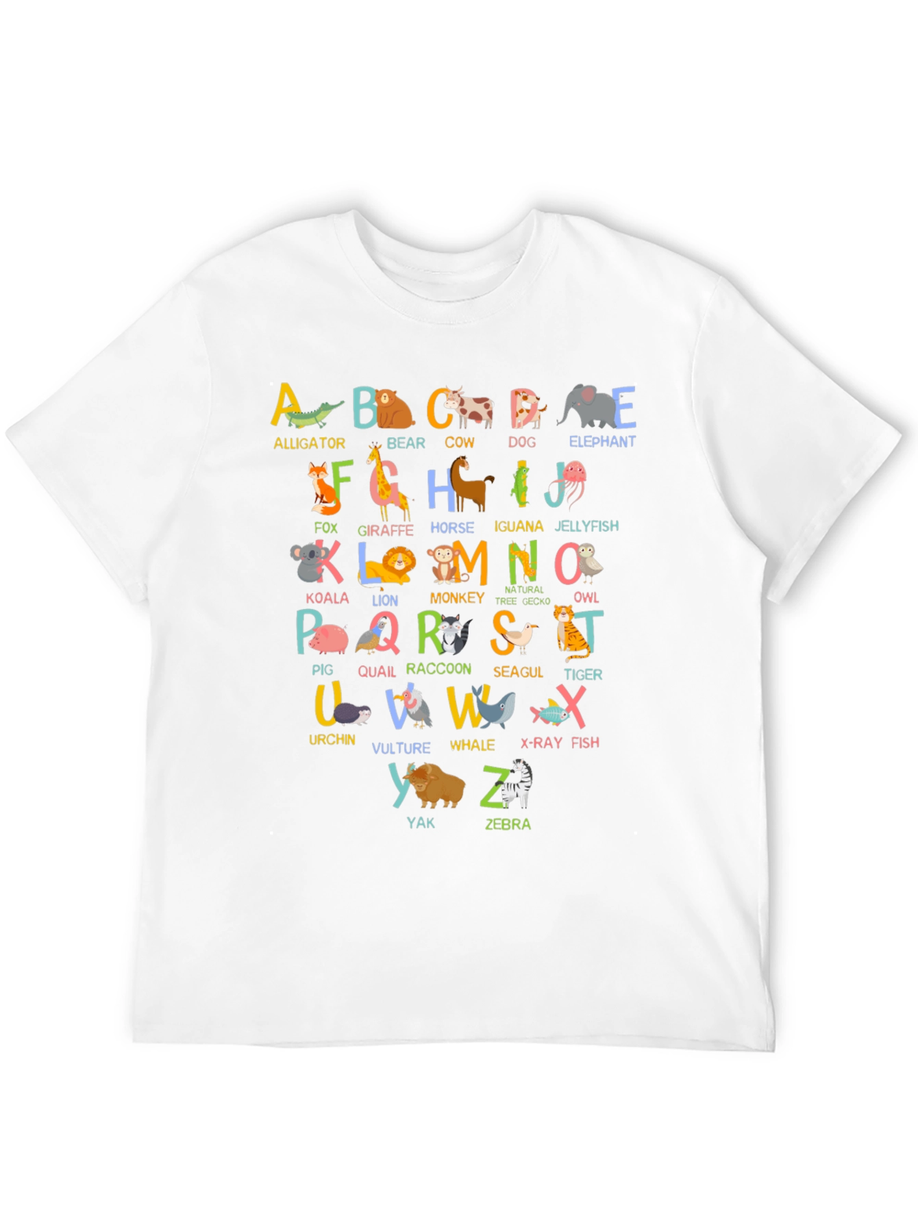 Animal Alphabet T-Shirt - Educational ABCs