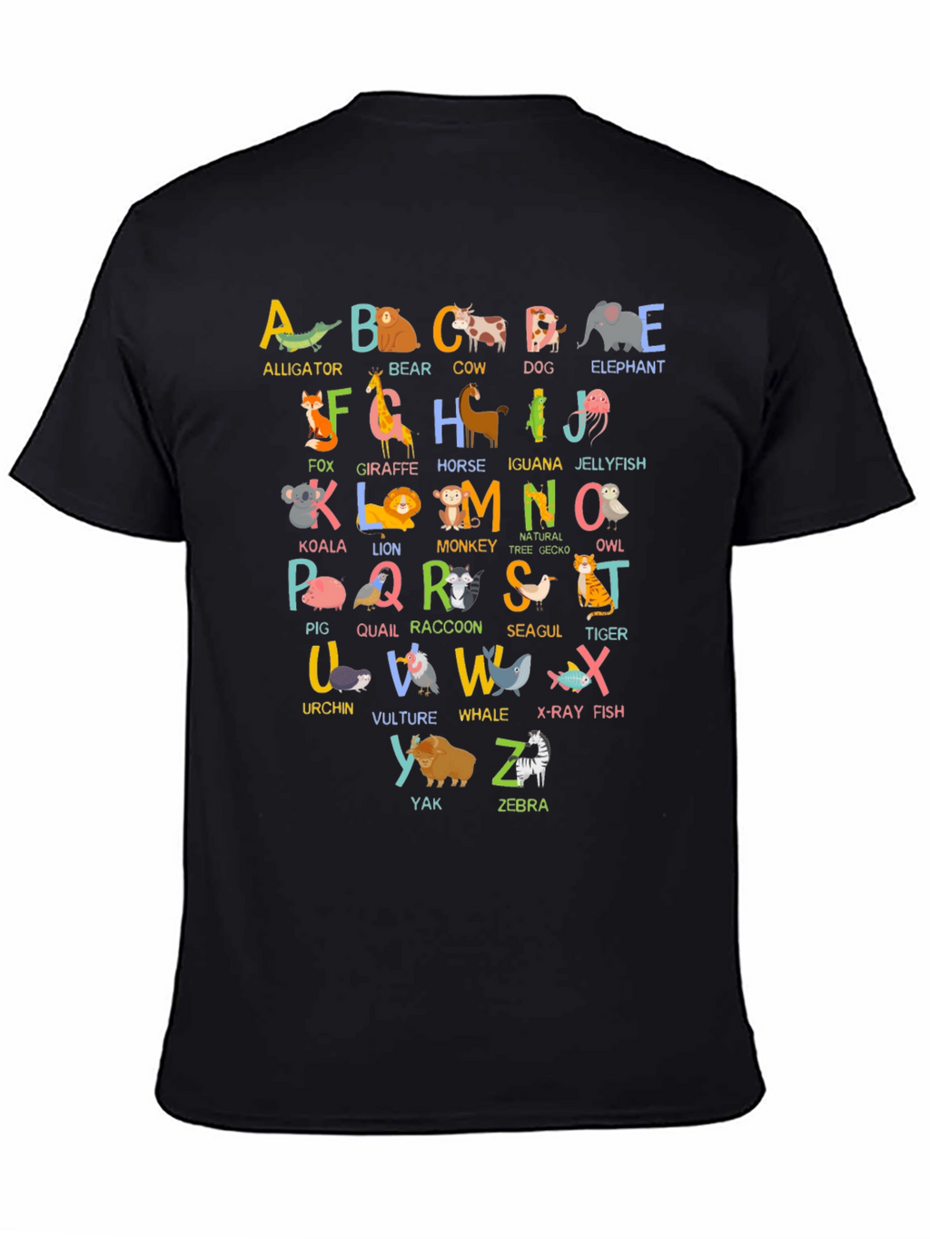 Animal Alphabet T-Shirt - Educational ABCs