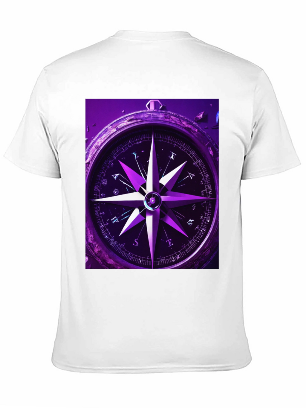 Compass Graphic T-Shirt - Black Cotton Tee