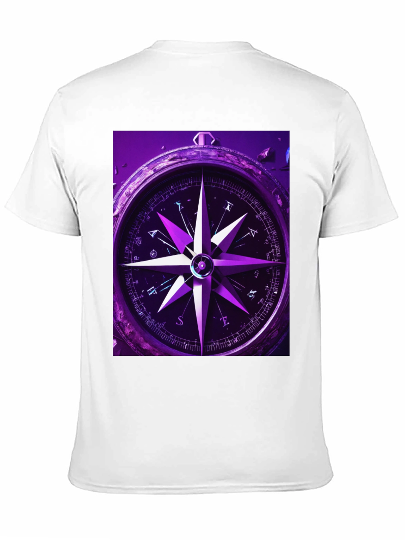 Compass Graphic T-Shirt - Black Cotton Tee