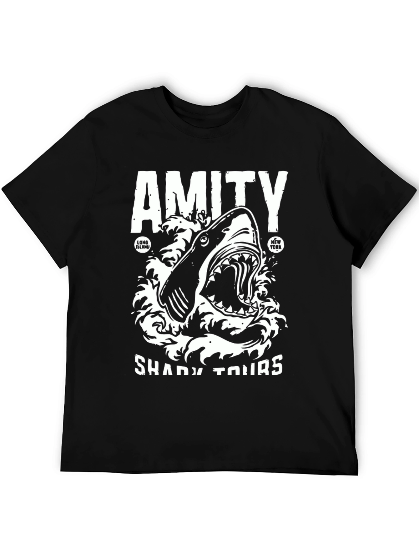 Amity Shady Tours Shark Graphic T-Shirt