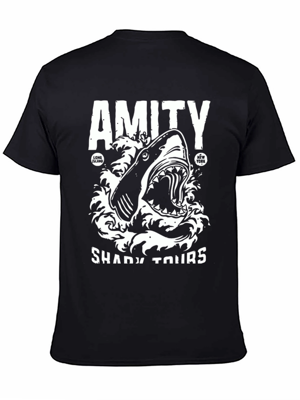 Amity Shady Tours Shark Graphic T-Shirt