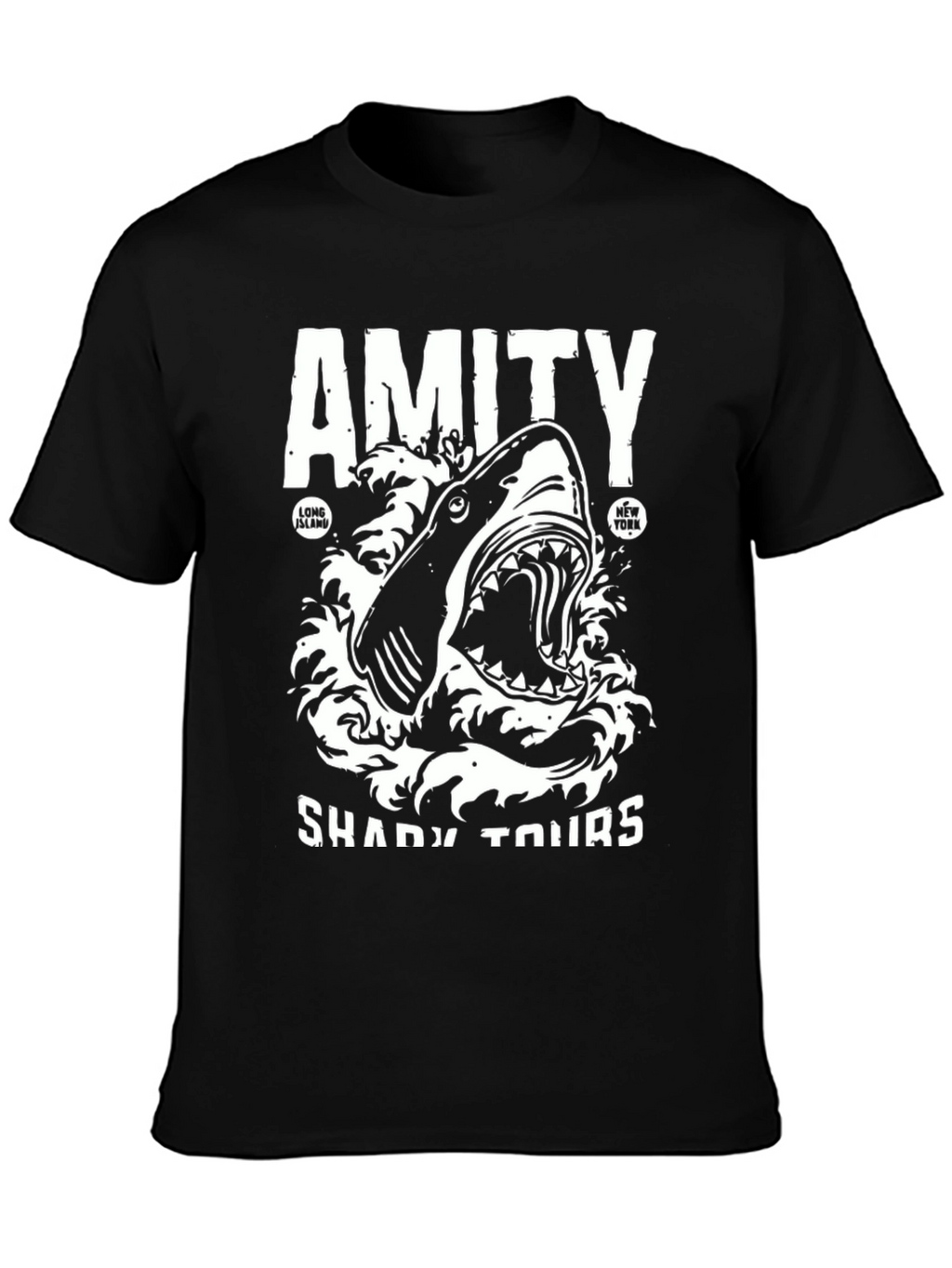 Amity Shady Tours Shark Graphic T-Shirt