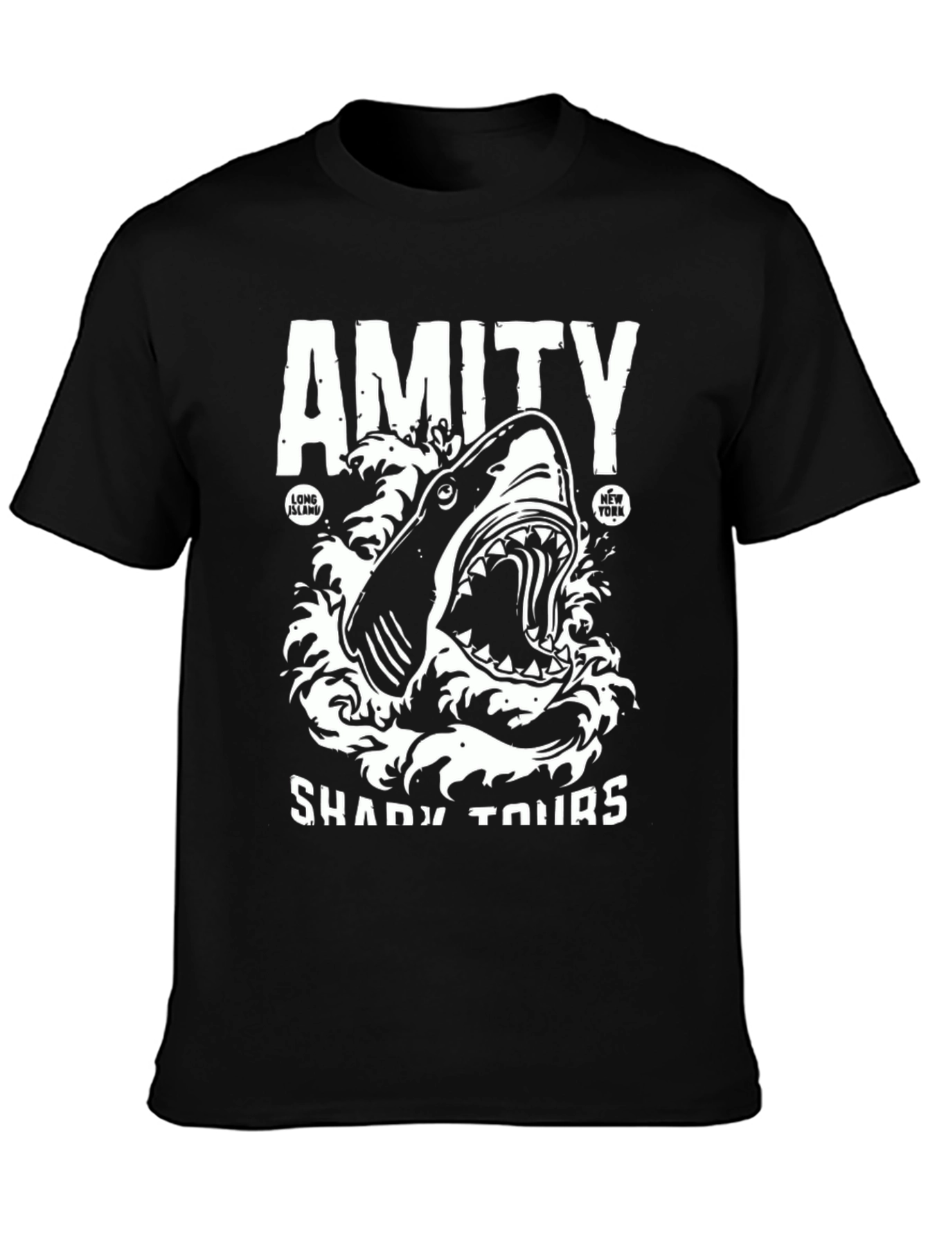 Amity Shady Tours Shark Graphic T-Shirt