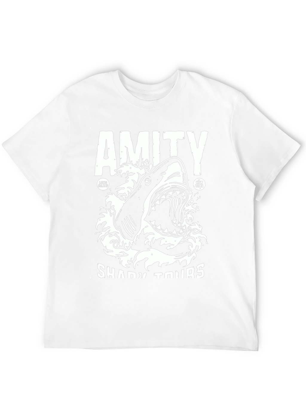 Amity Shady Tours Shark Graphic T-Shirt