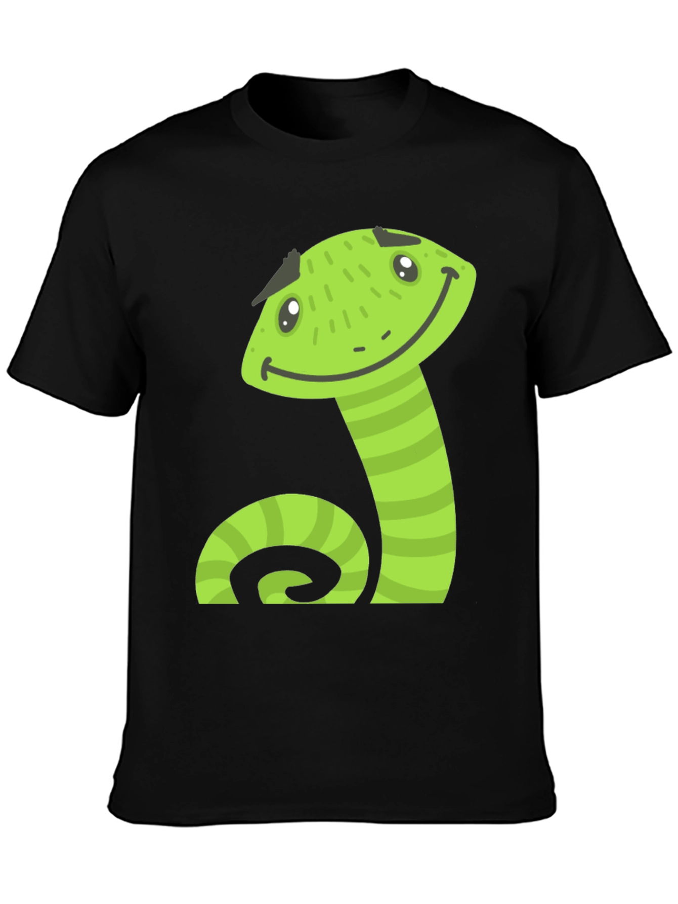 Cartoon Snake Graphic Tee - Cool & Comfortable!