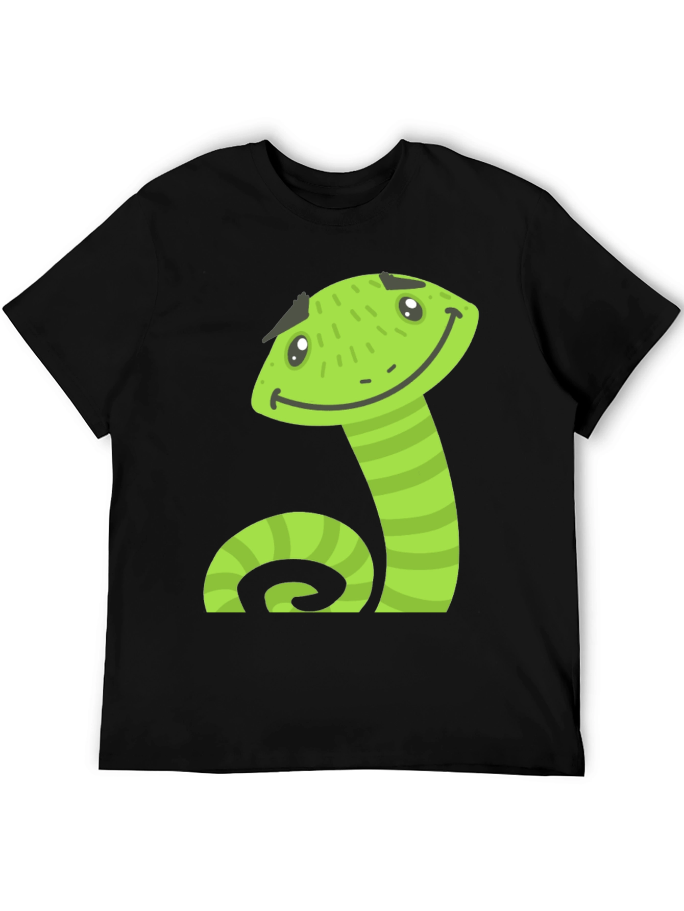 Cartoon Snake Graphic Tee - Cool & Comfortable!