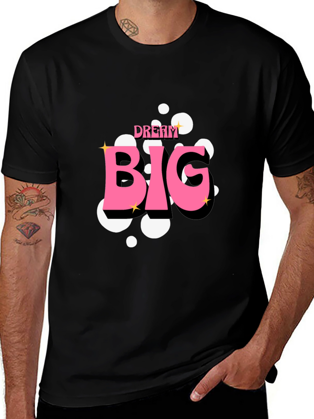 Dream Big Black T-Shirt