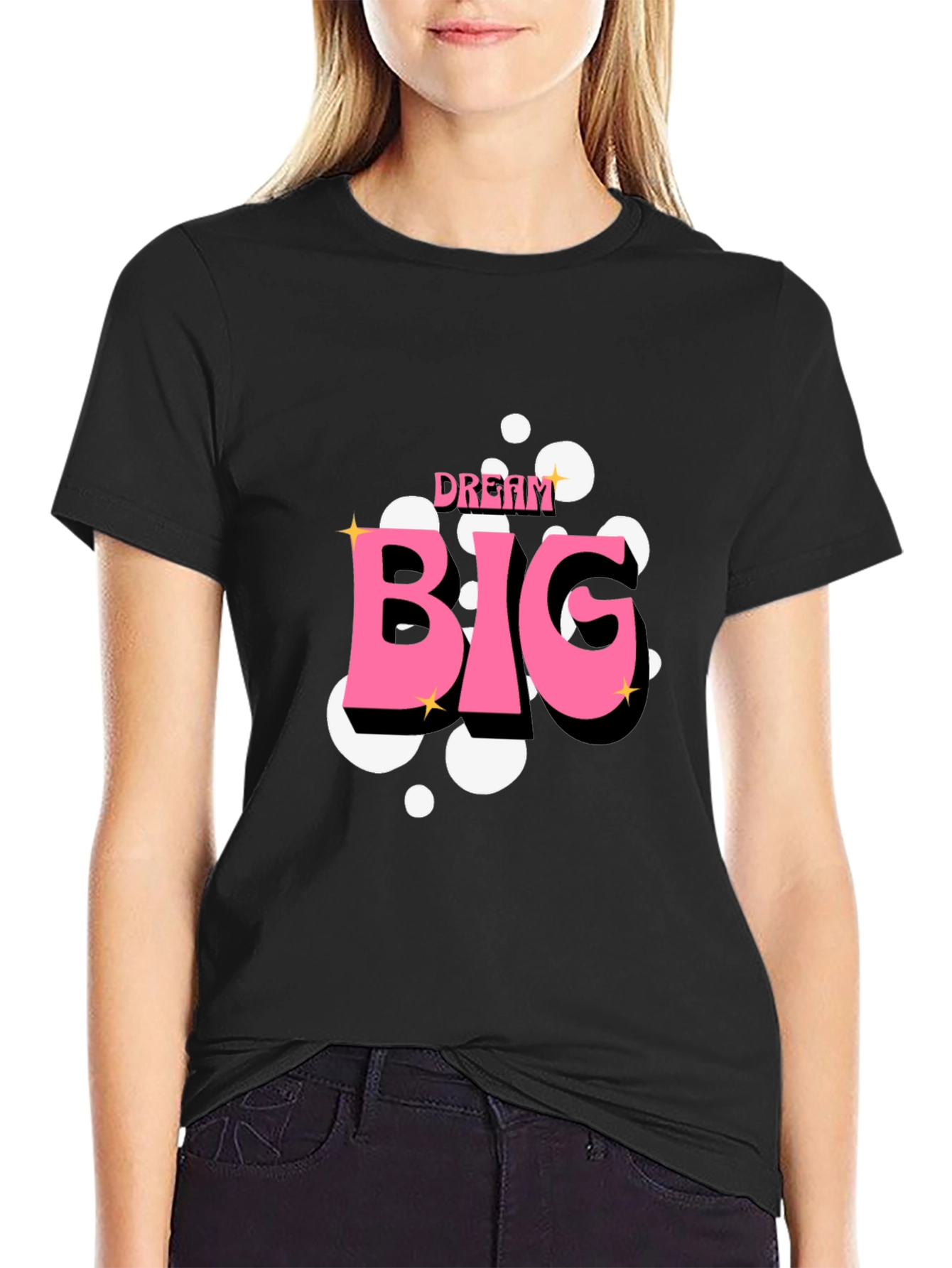 Dream Big Black T-Shirt