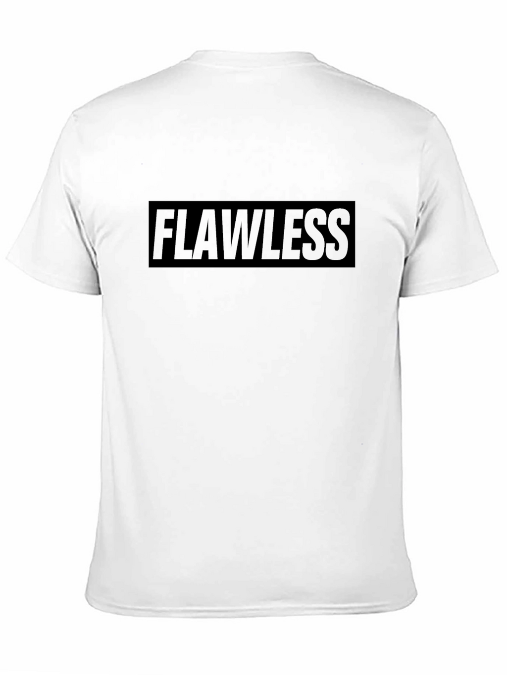 Flawless Graphic Print Black T-Shirt