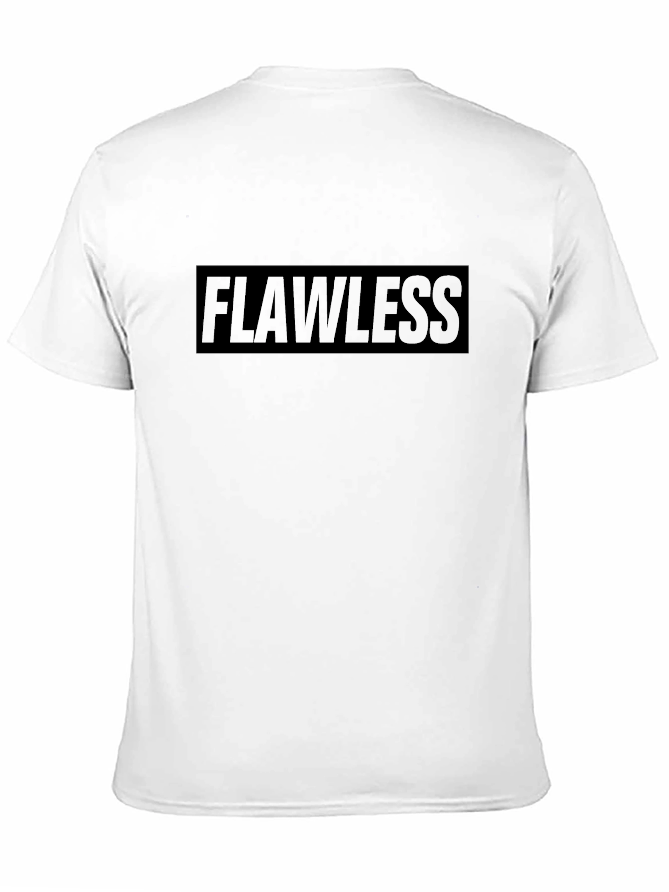 Flawless Graphic Print Black T-Shirt