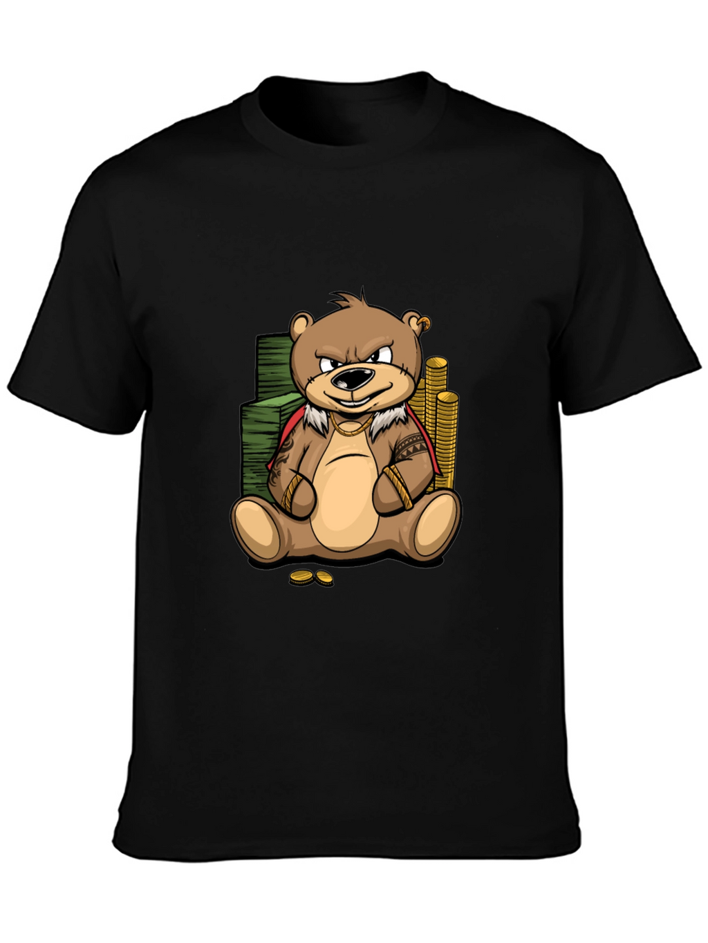 Cartoon Bear Graphic Tee