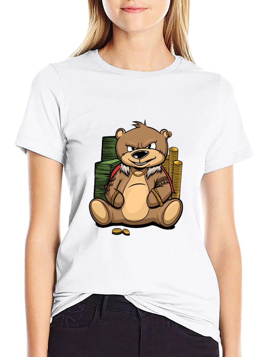 Cartoon Bear Graphic Tee