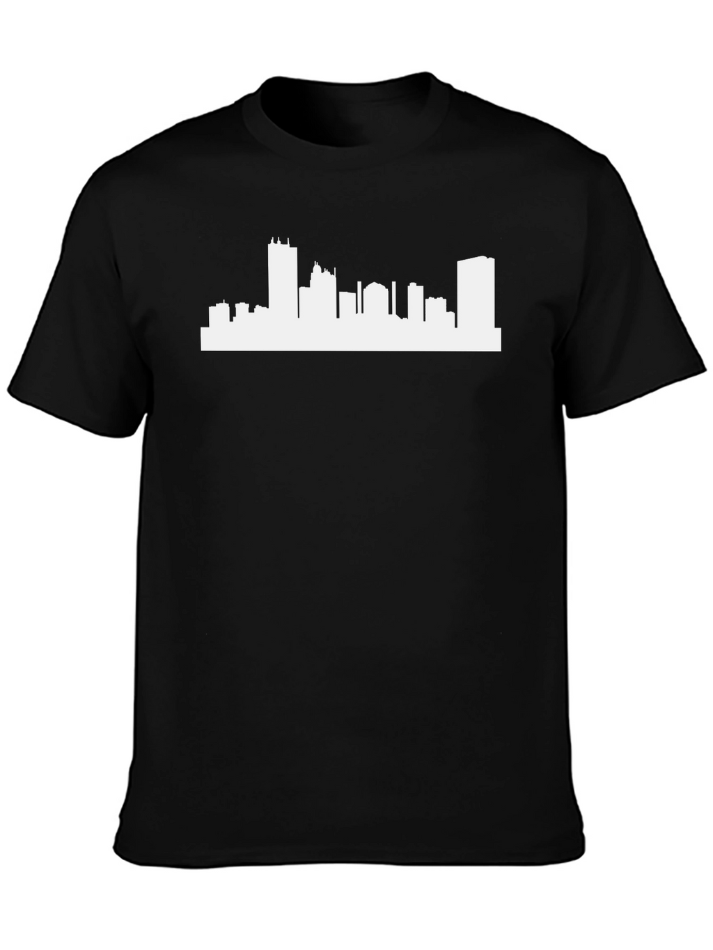 City Skyline T-Shirt - Black Graphic Tee
