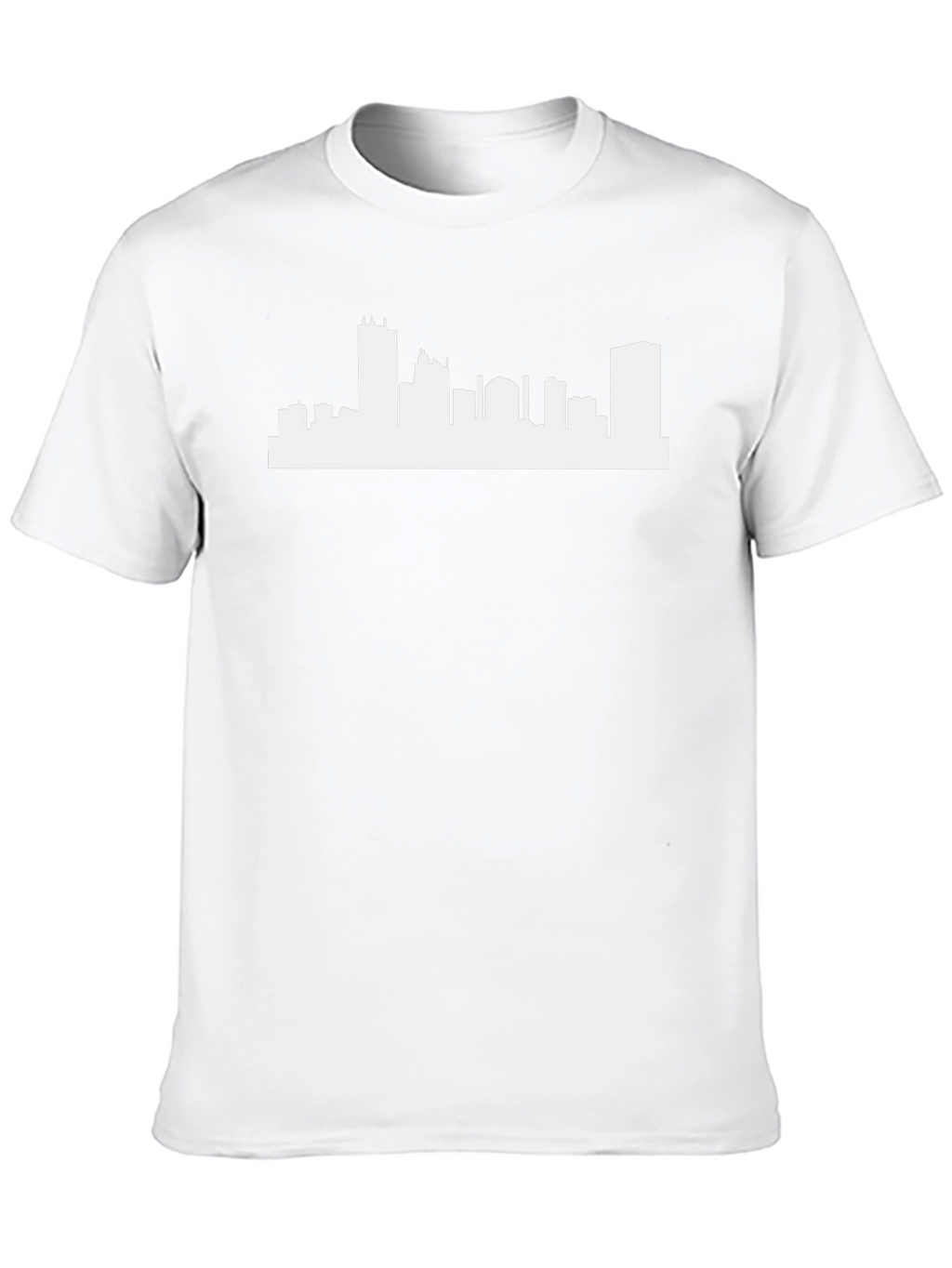 City Skyline T-Shirt - Black Graphic Tee