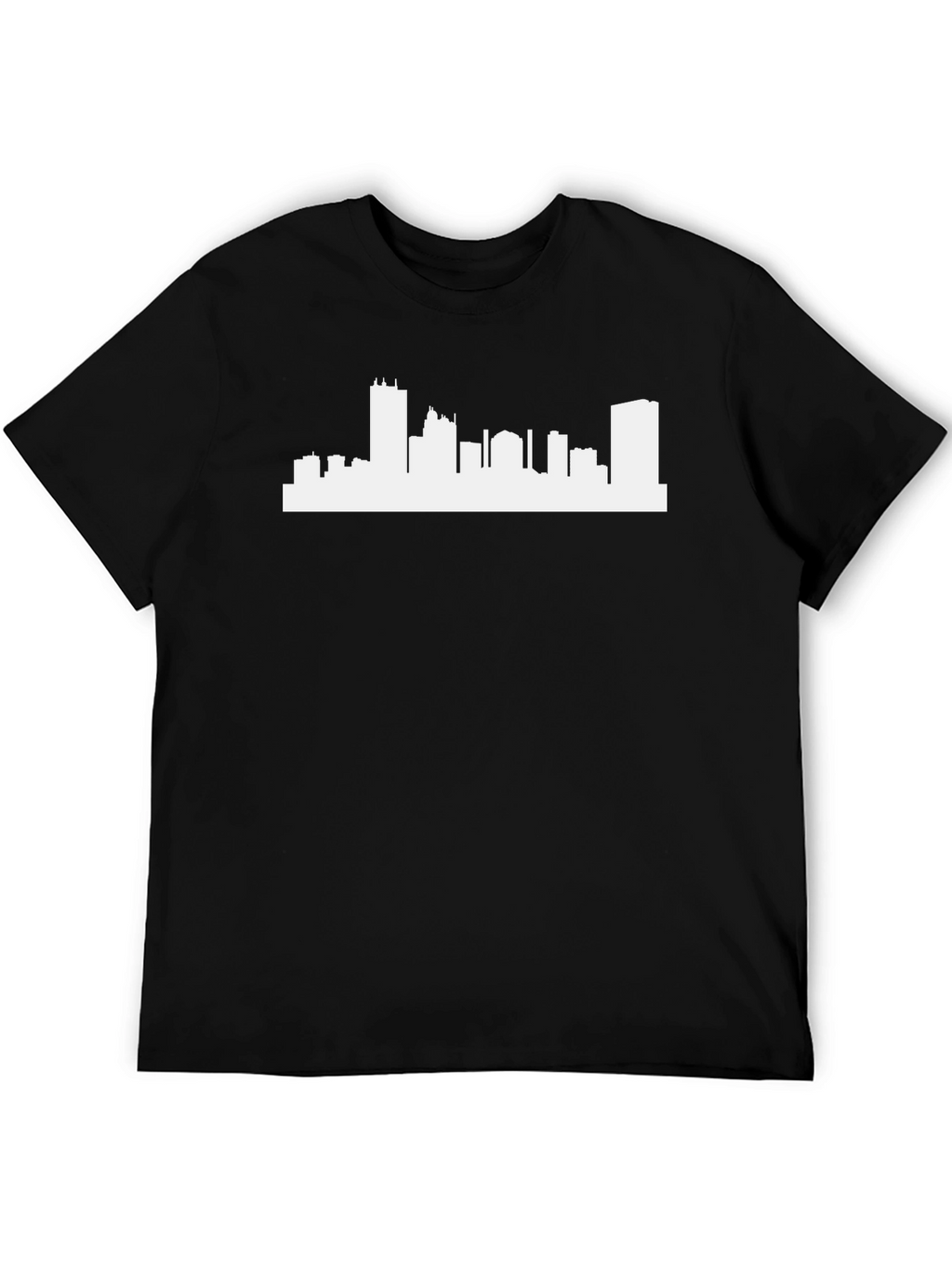 City Skyline T-Shirt - Black Graphic Tee