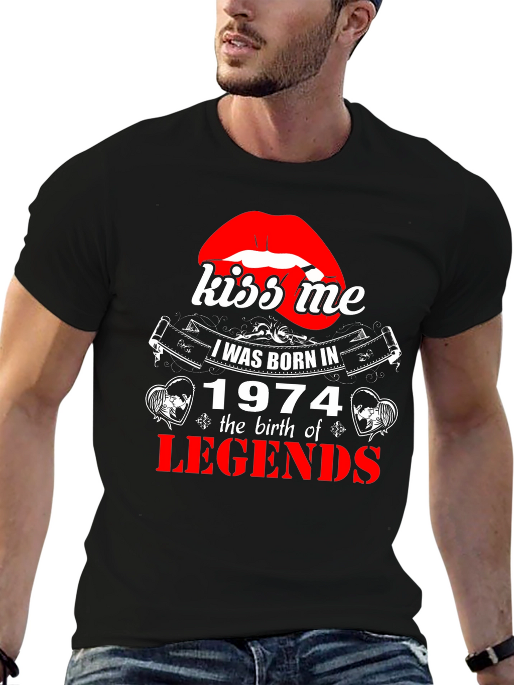 Kiss Me 1974 Legends Graphic T-Shirt
