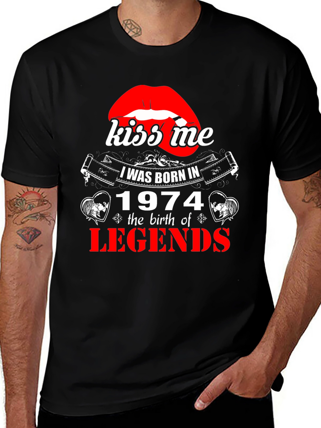Kiss Me 1974 Legends Graphic T-Shirt