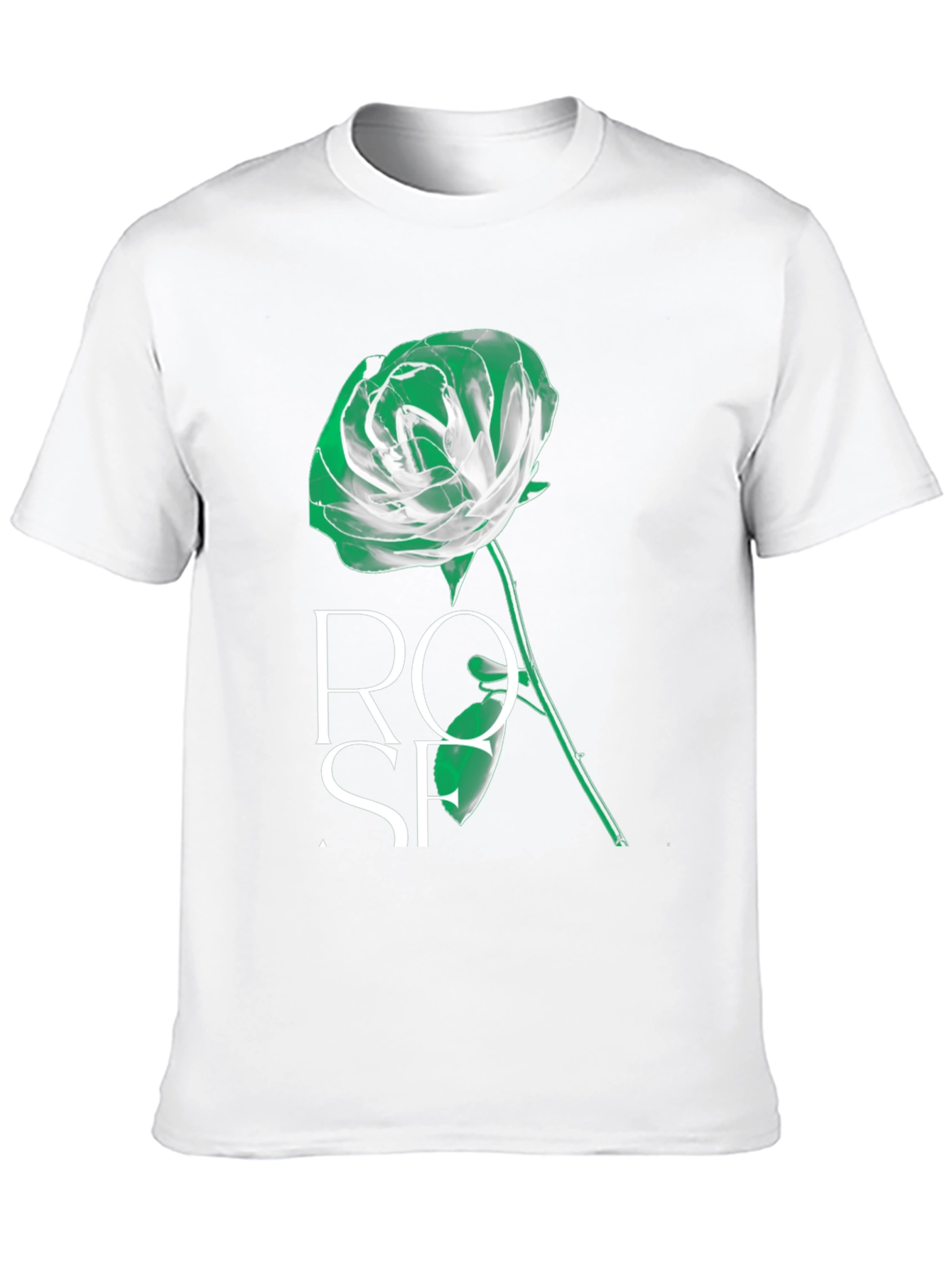 Black Rose Graphic Tee - Stylish Mens T-Shirt