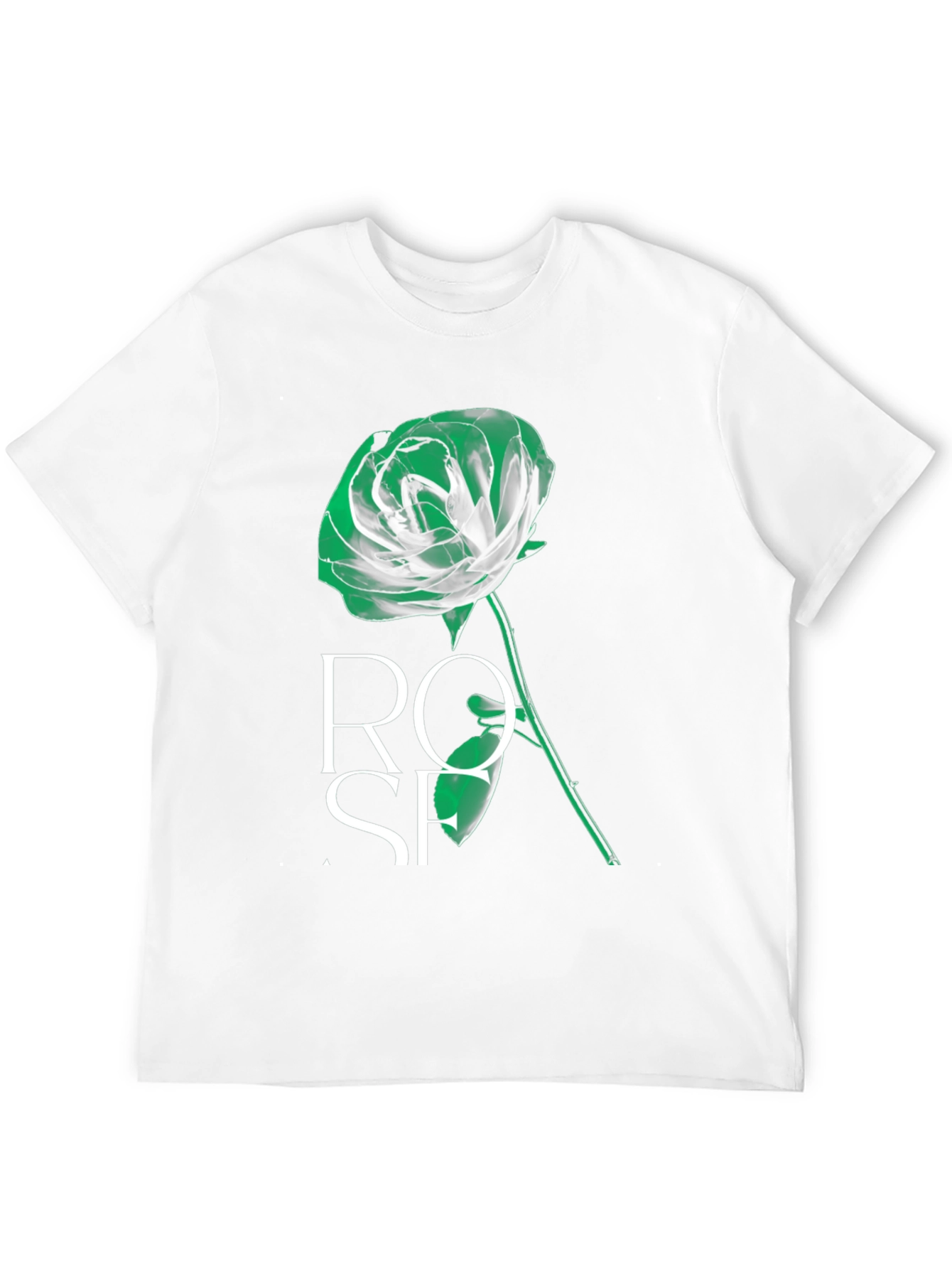 Black Rose Graphic Tee - Stylish Mens T-Shirt