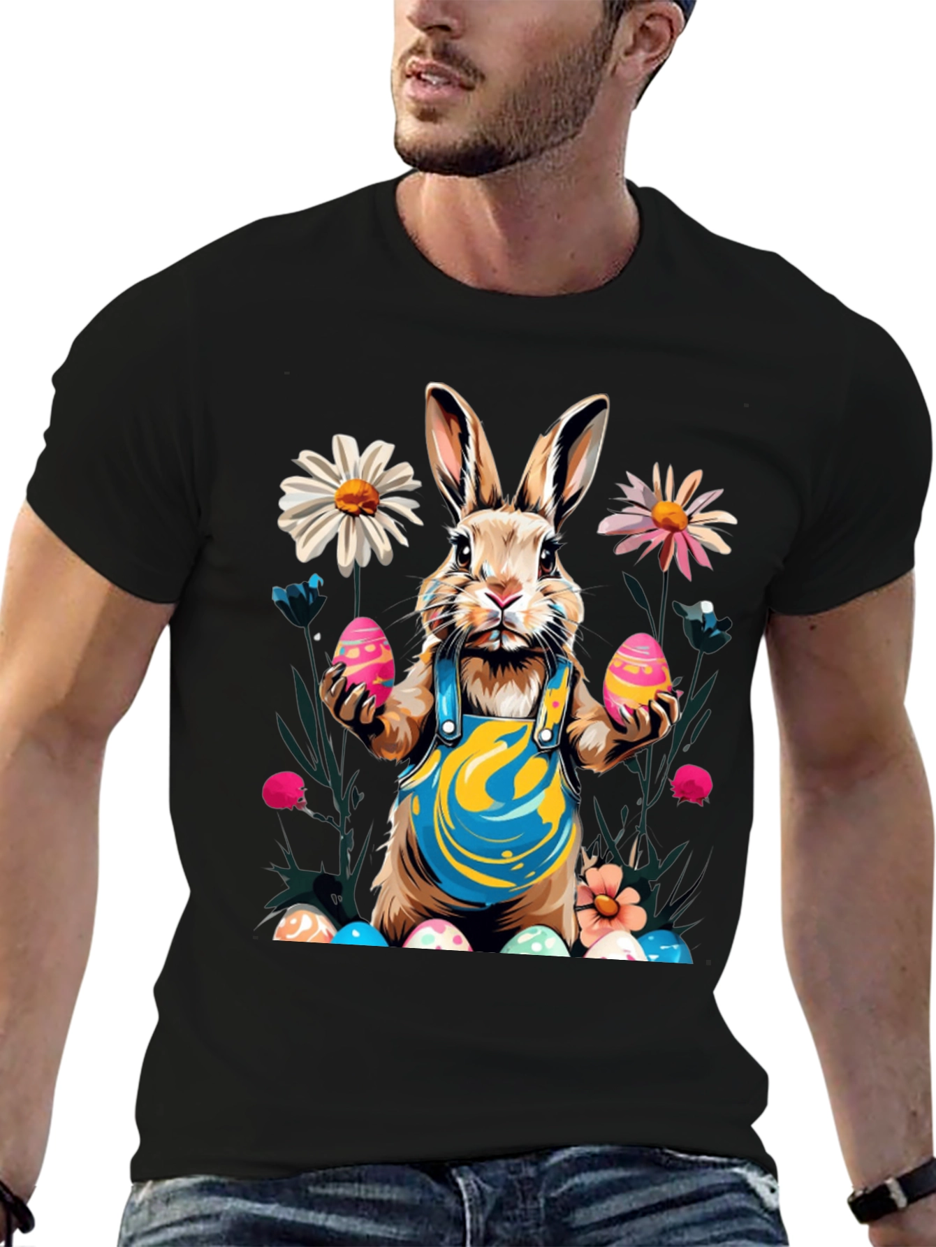 Easter Bunny T-Shirt Festive Rabbit Egg Design