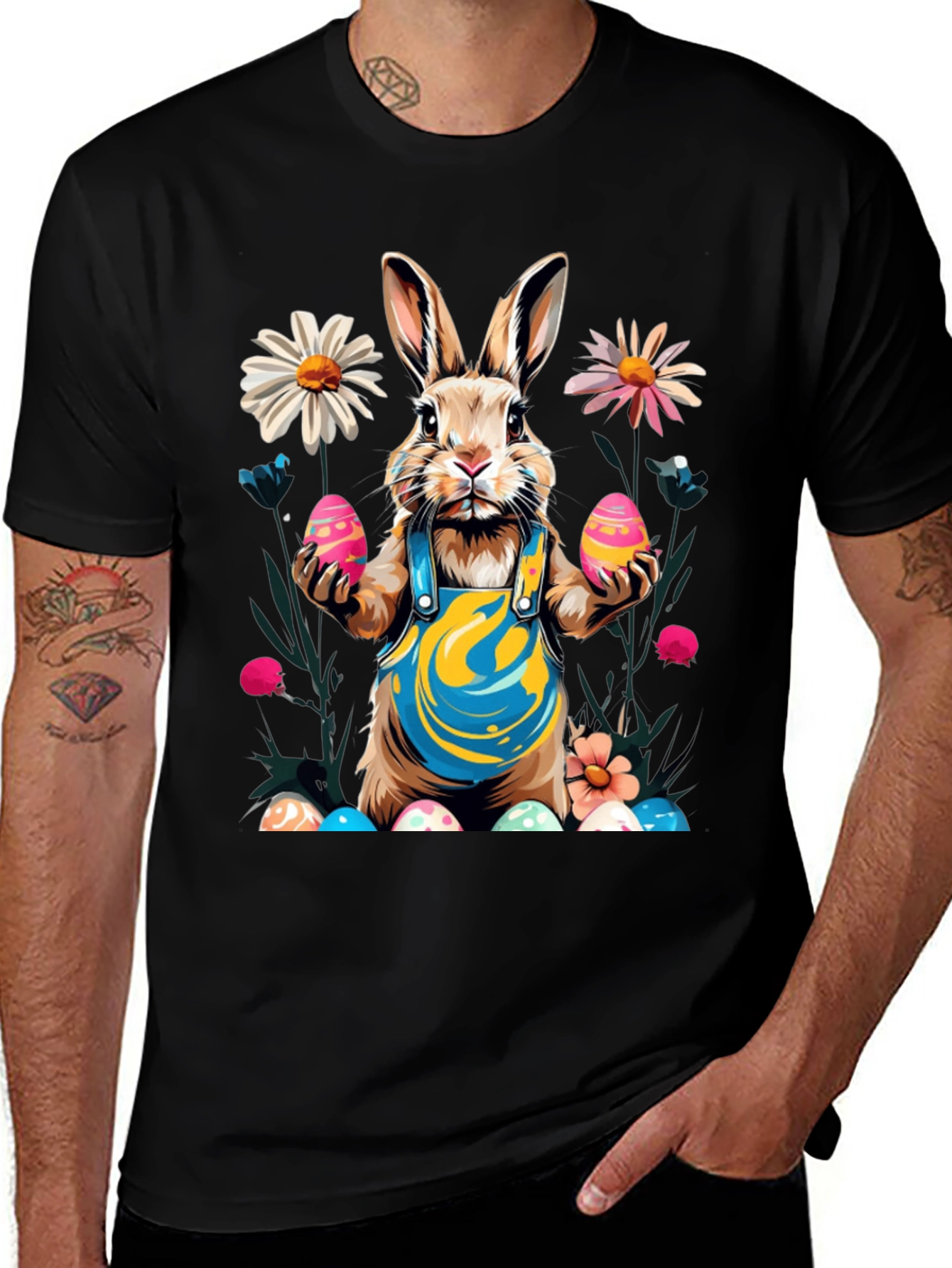 Easter Bunny T-Shirt Festive Rabbit Egg Design
