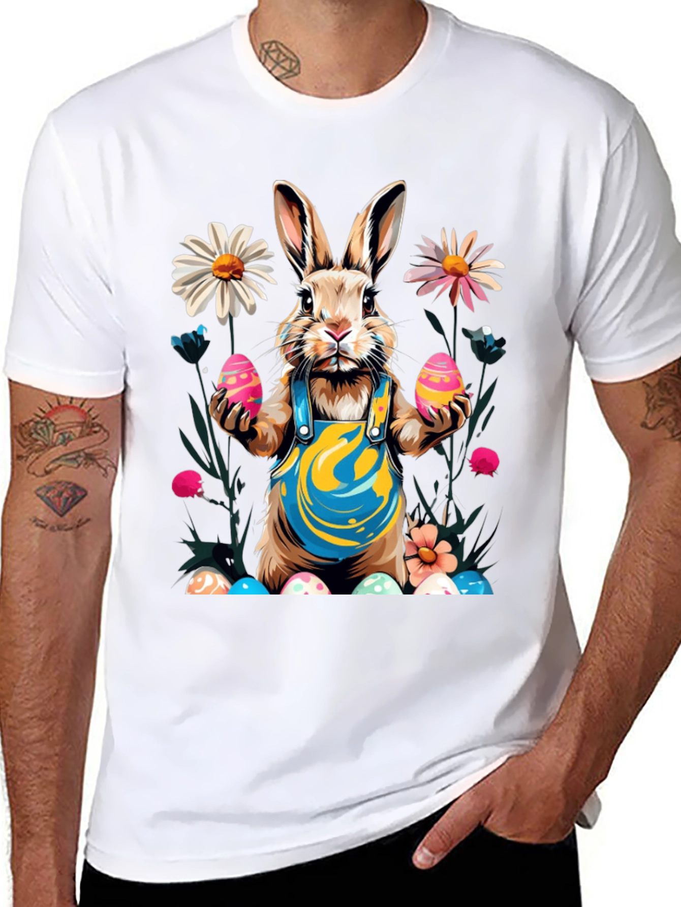 Easter Bunny T-Shirt Festive Rabbit Egg Design