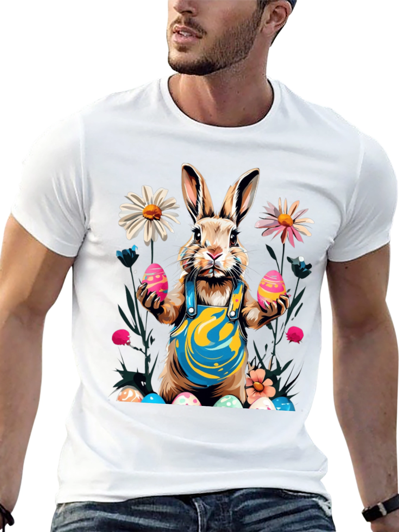 Easter Bunny T-Shirt Festive Rabbit Egg Design