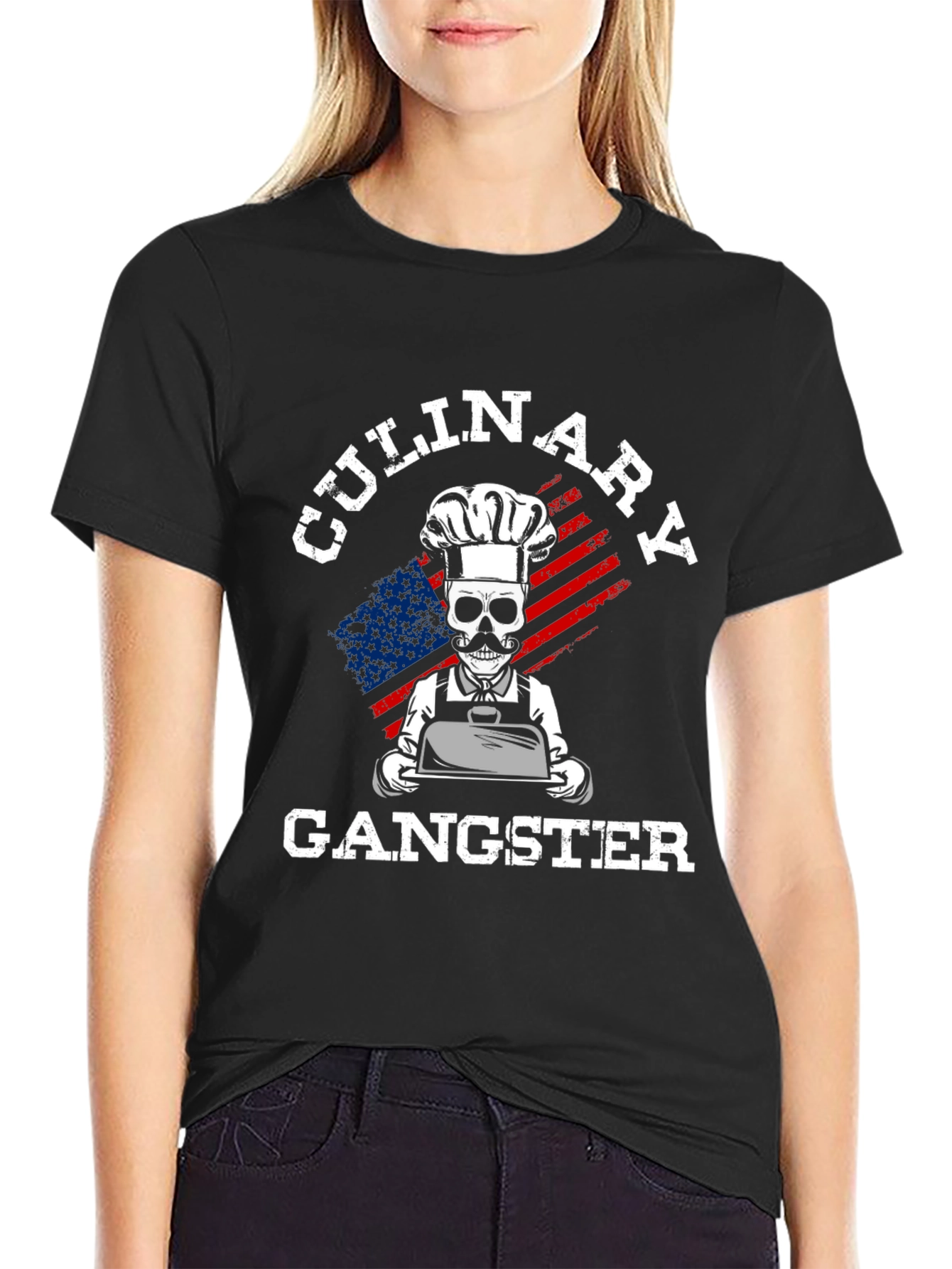 Culinary Gangster T-Shirt - Chef Skull Tee