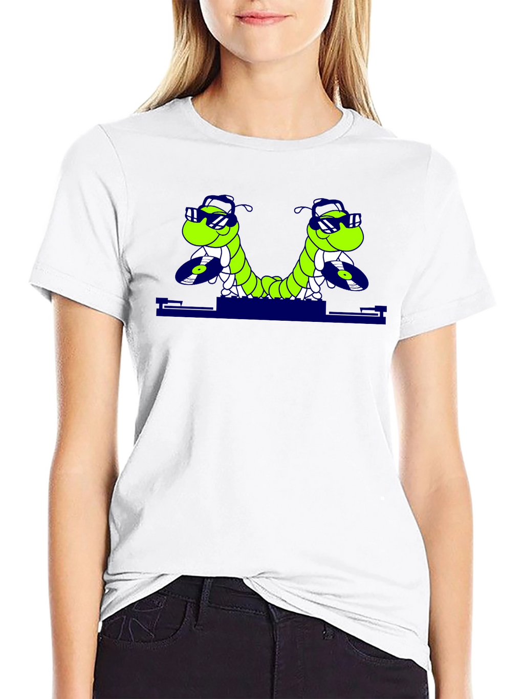 Cool Caterpillar DJ Graphic T-Shirt