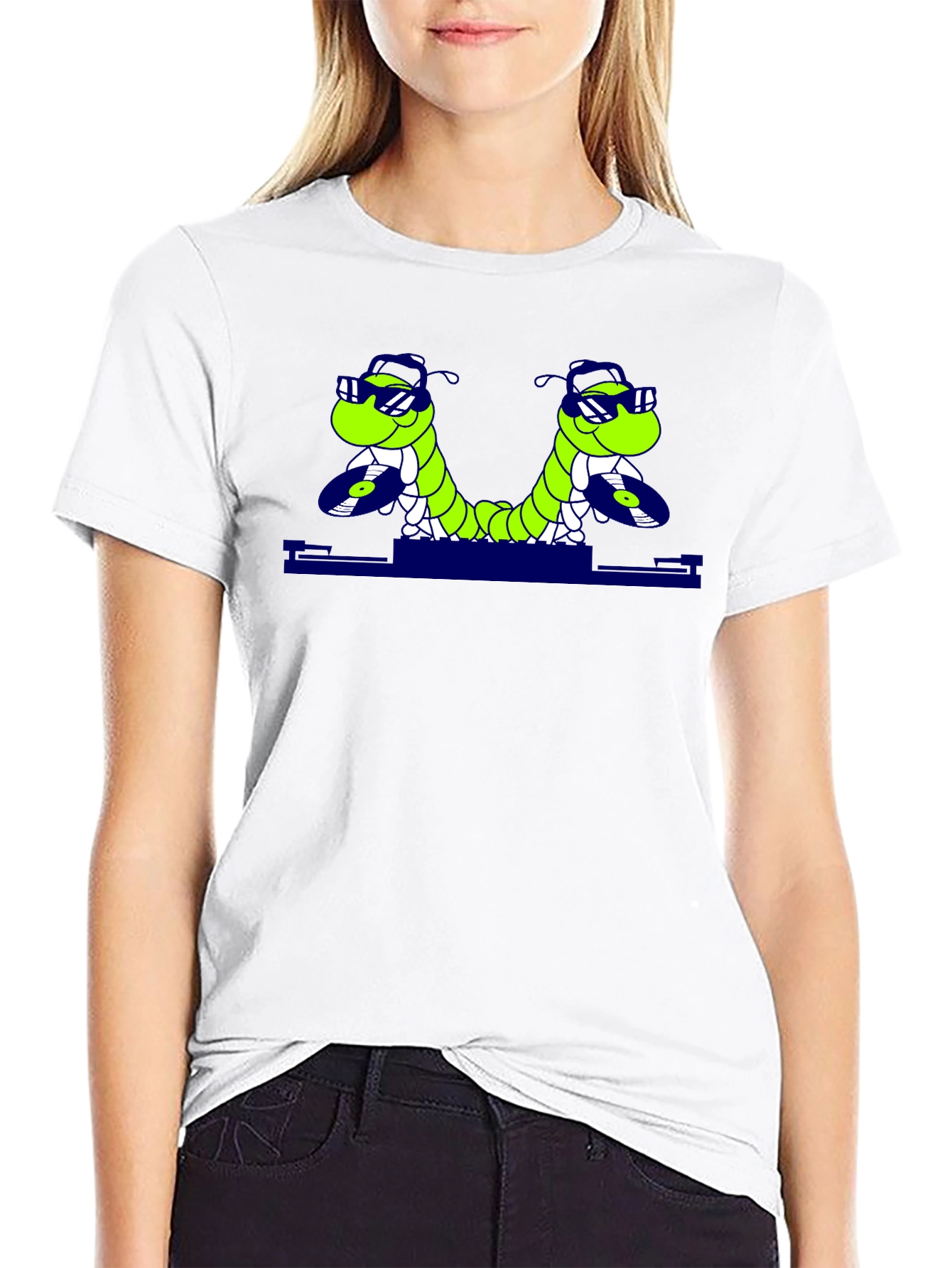 Cool Caterpillar DJ Graphic T-Shirt