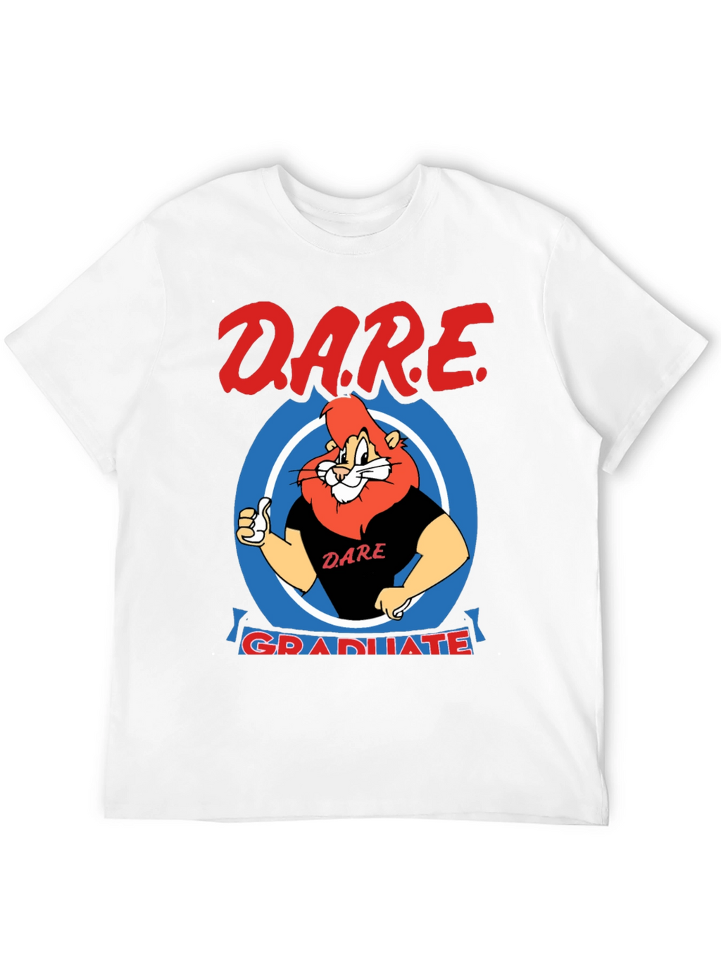DARE Graduate Lion Black T-Shirt