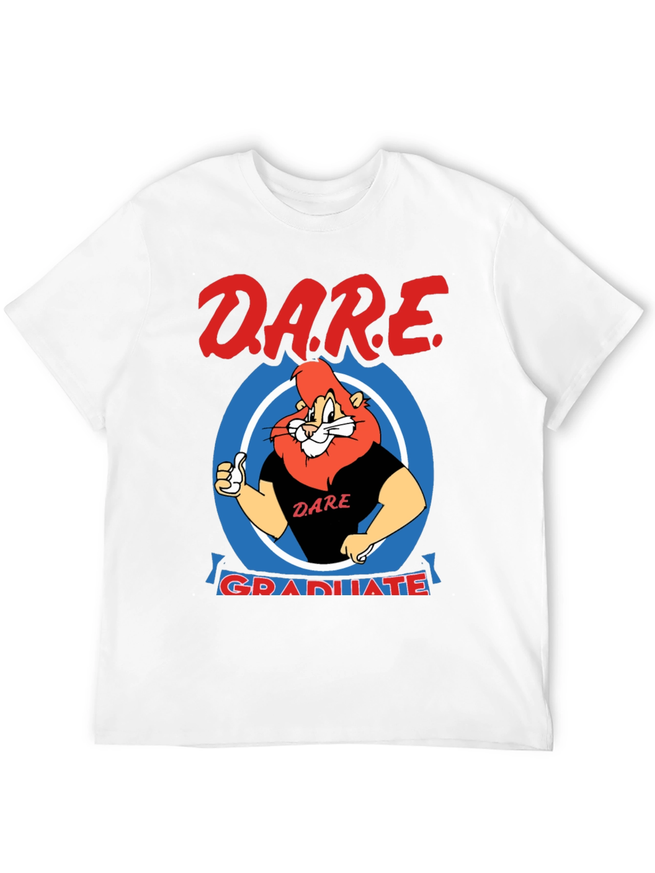 DARE Graduate Lion Black T-Shirt