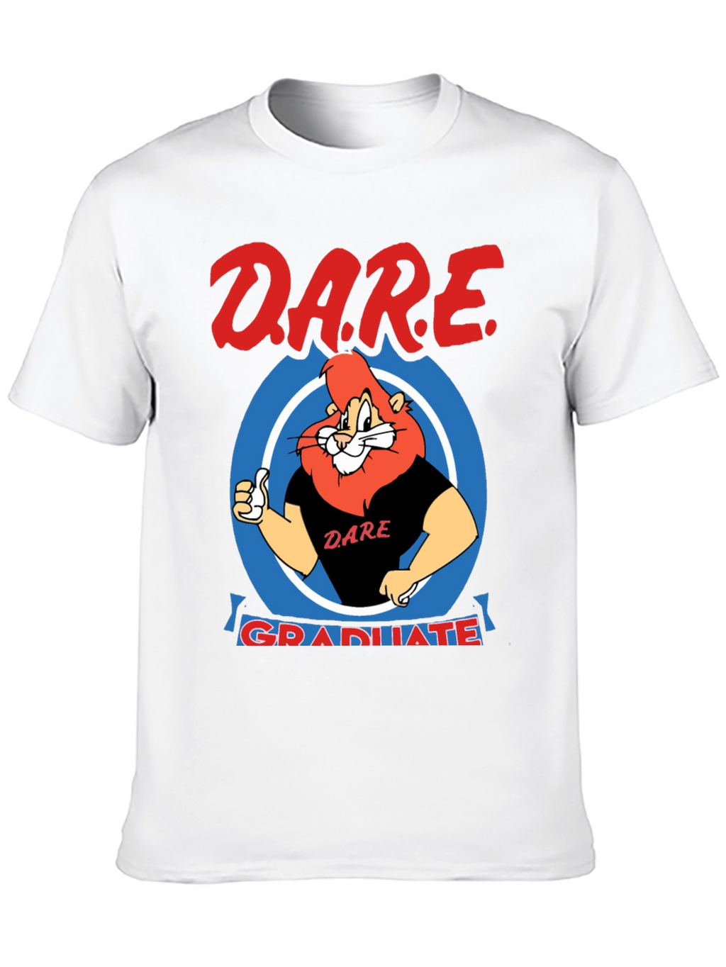 DARE Graduate Lion Black T-Shirt