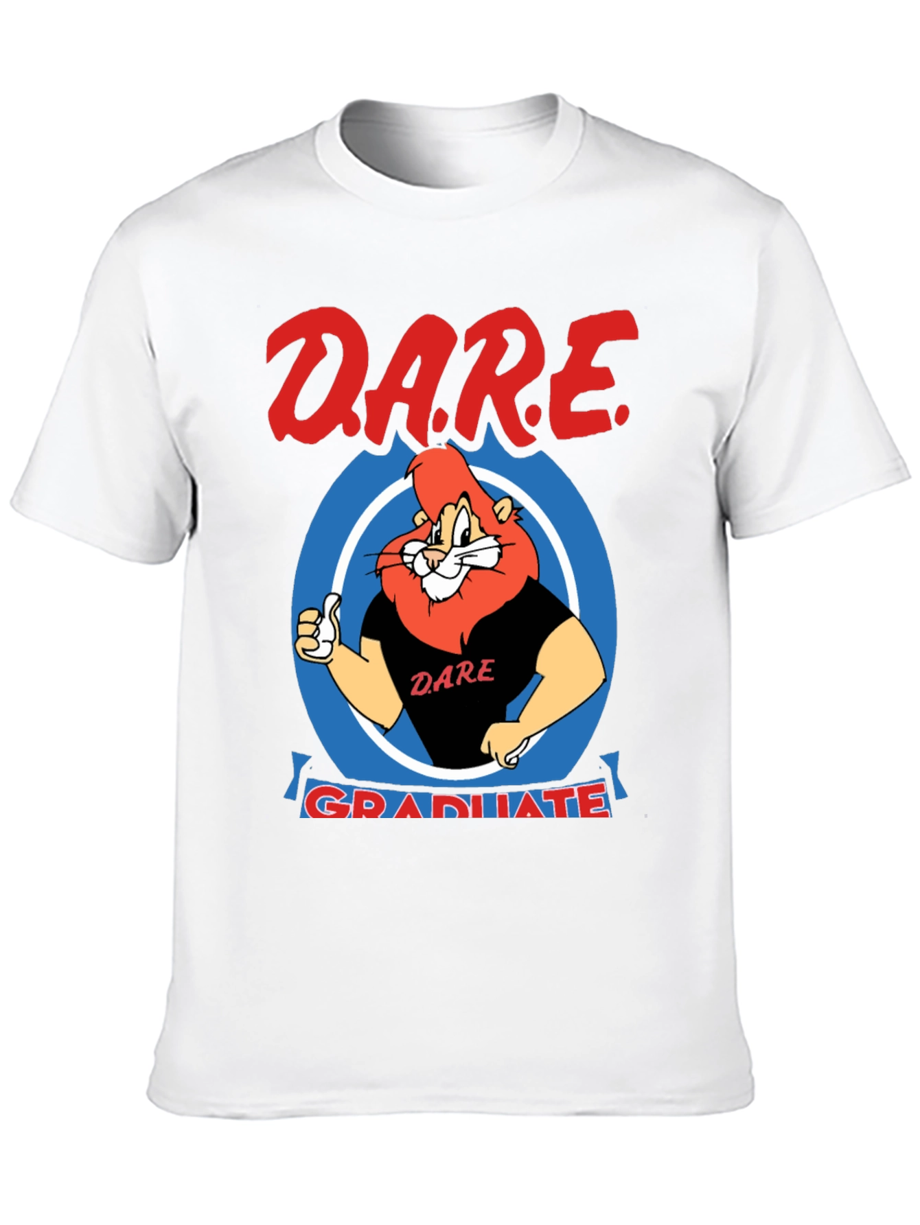 DARE Graduate Lion Black T-Shirt