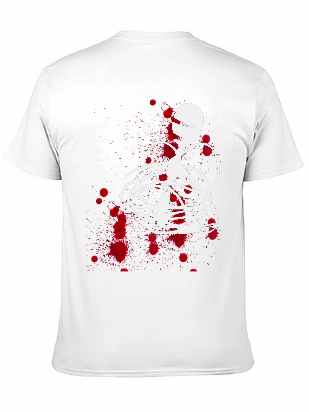 Abstract Graphic Print Black T-Shirt