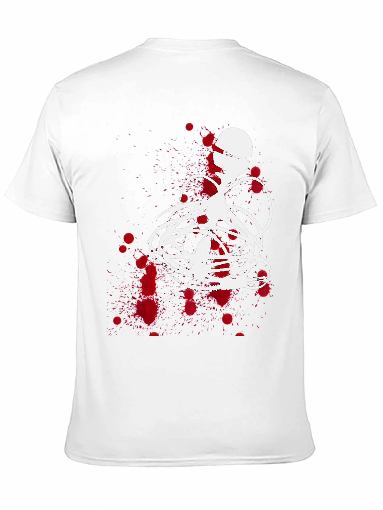 Abstract Graphic Print Black T-Shirt