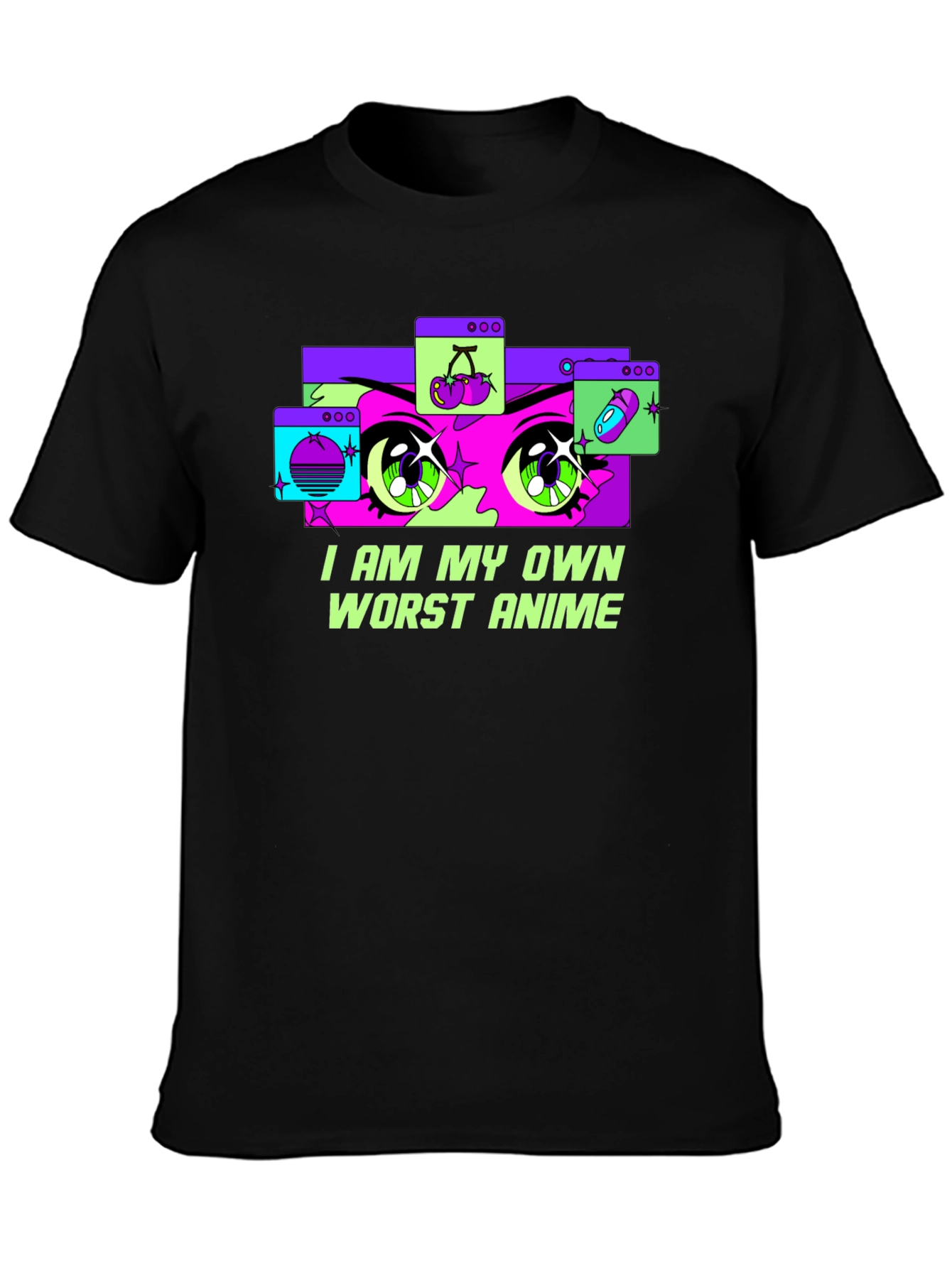I Am My Own Worst Anime Graphic Tee
