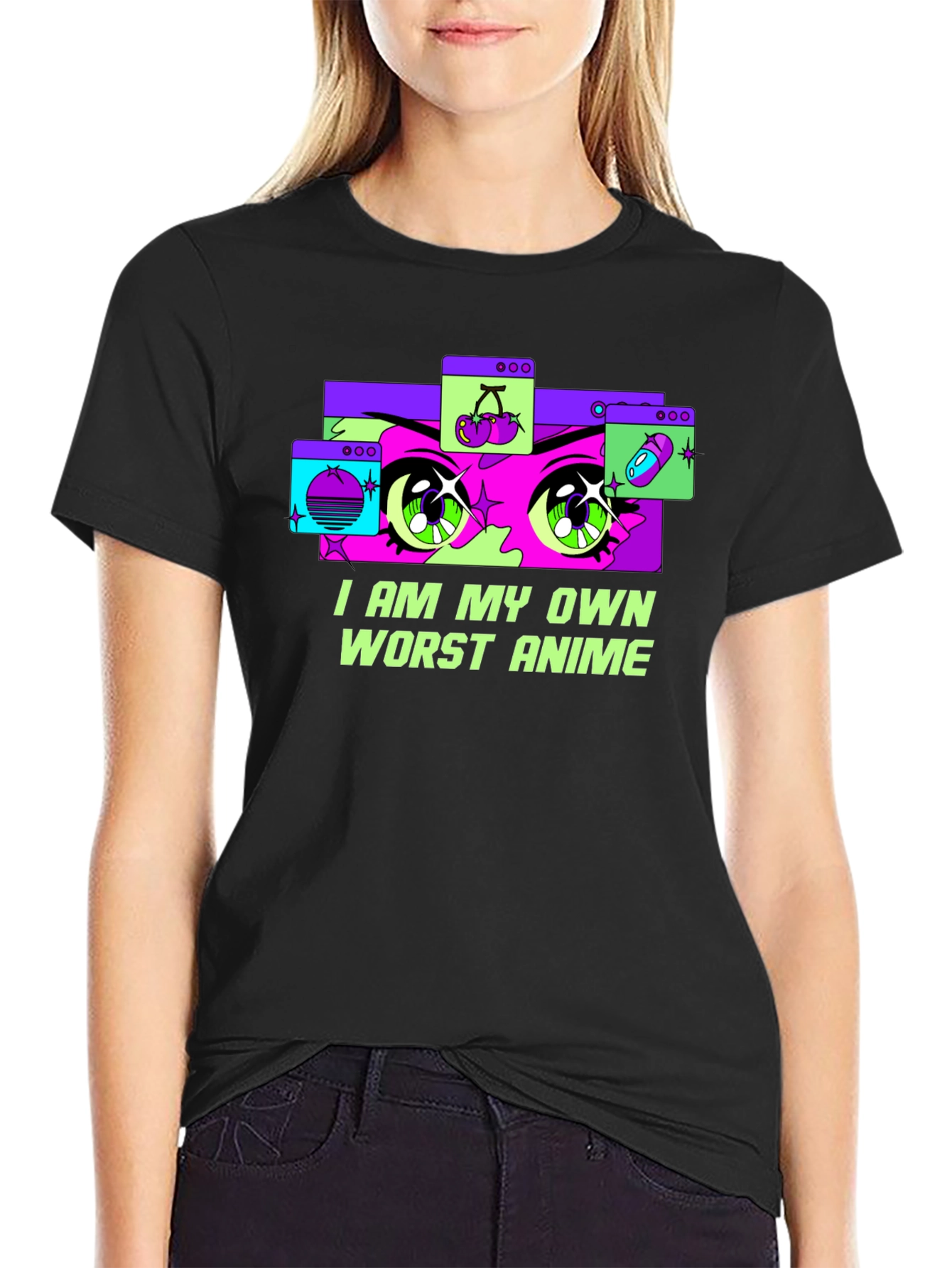 I Am My Own Worst Anime Graphic Tee