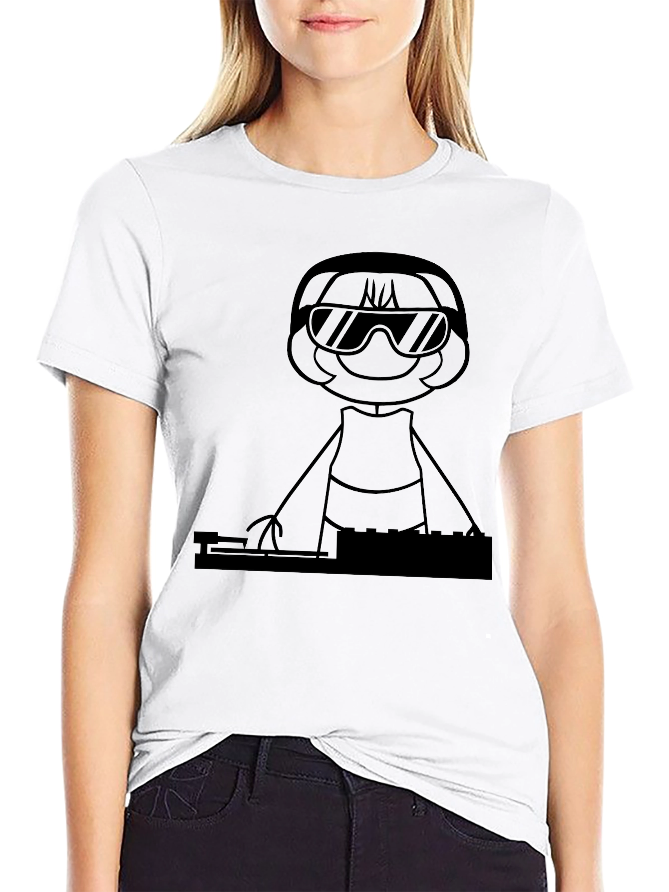 DJ Frog T-Shirt - Cool Cartoon Graphic Tee