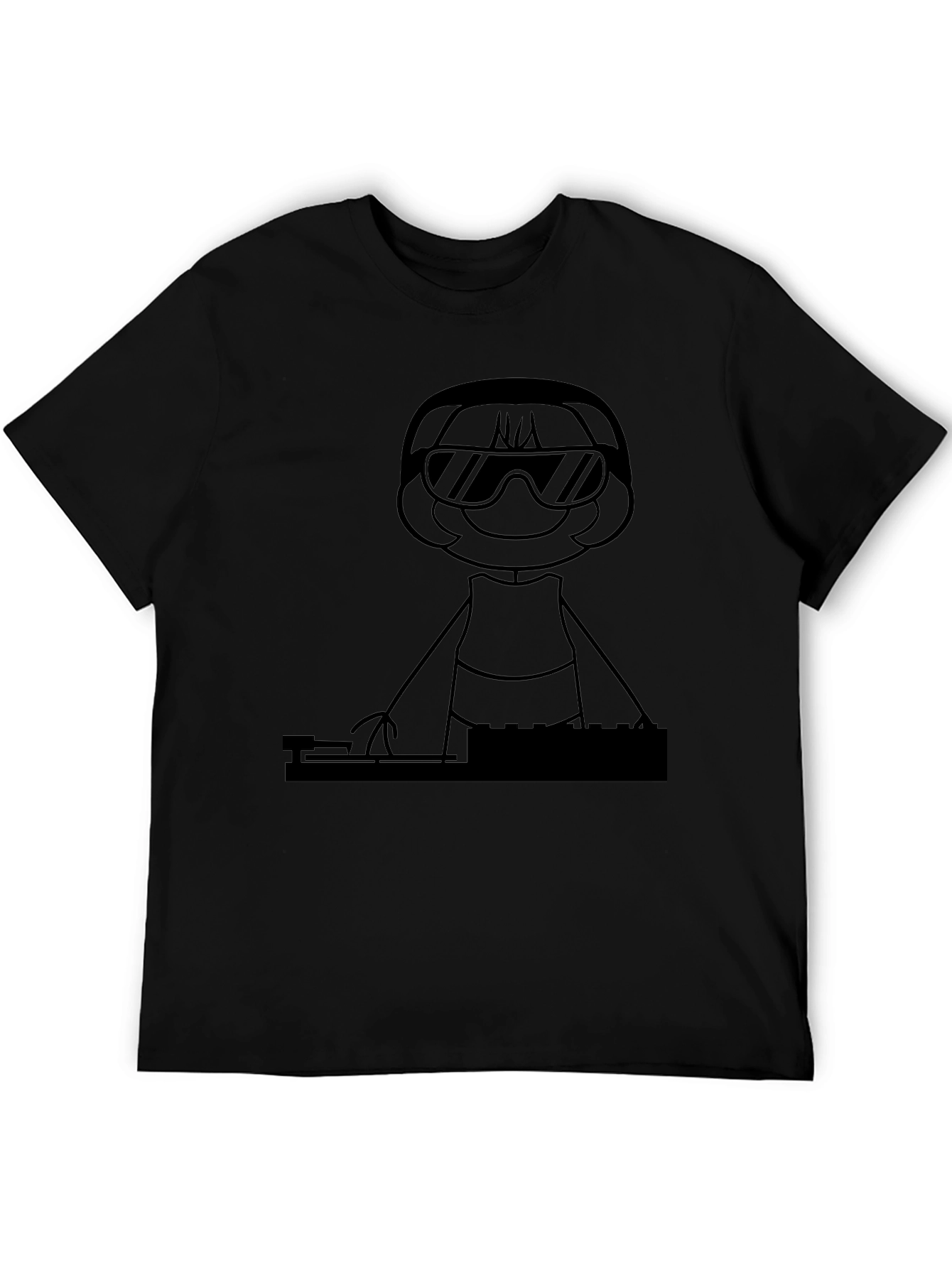DJ Frog T-Shirt - Cool Cartoon Graphic Tee