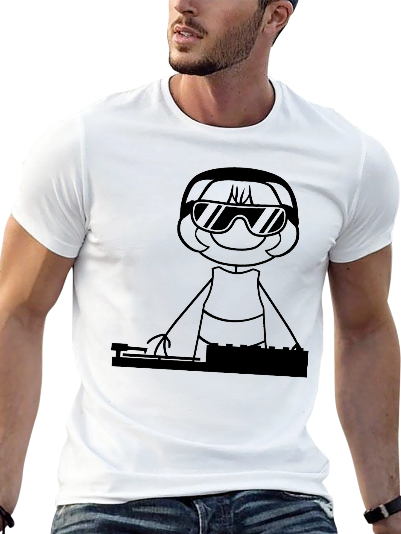 DJ Frog T-Shirt - Cool Cartoon Graphic Tee