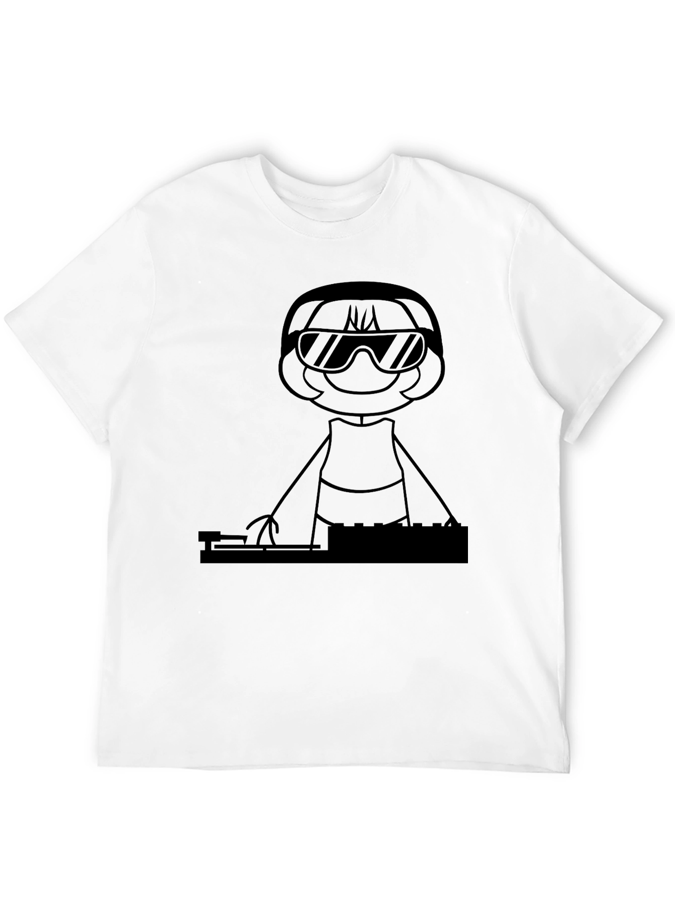 DJ Frog T-Shirt - Cool Cartoon Graphic Tee