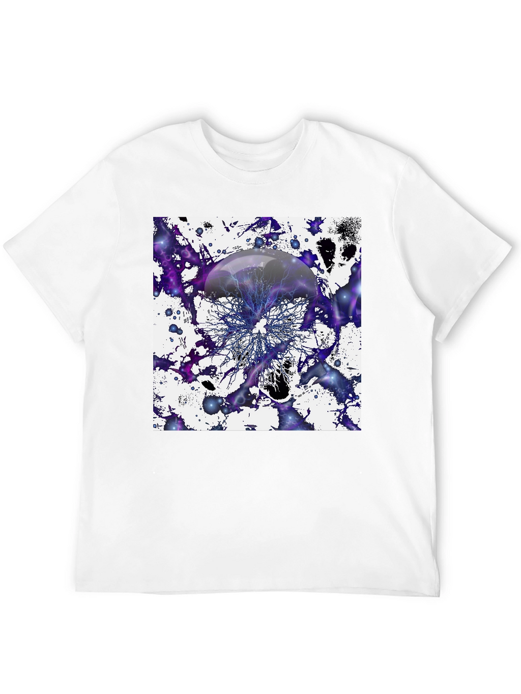 Abstract Jellyfish Design T-Shirt