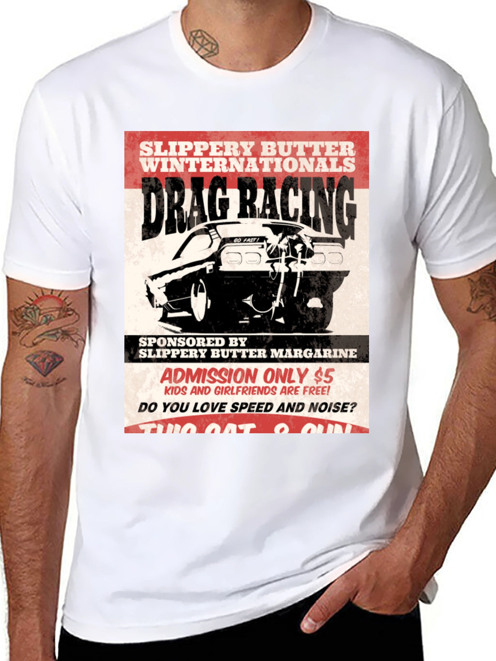 Drag Racing T-Shirt - Slippery Butter Internationals